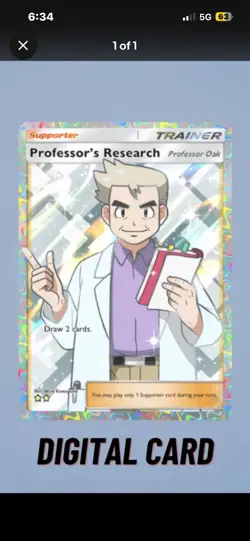 Professor's Research Delux Pack ex Pokemon TCG Pocket 2 Star ⭐⭐ (English) - Image 1
