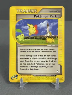 Pokemon TCG Pokemon Park #131/147 Trainer CCG Aquapolis NM - Image 2