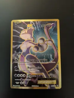 Pokemon TCG Mewtwo EX 103/108 Ultra Rare Holo Card Evolutions XY - Image 1