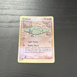 Geodude 55/97 EX Dragon Reverse Holo Pokemon Card TCG - Image 1