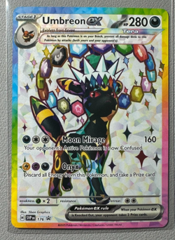 Pokemon Prismatic Evolutions Umbreon ex 176 SVP176 Figure Collection INDENT 2 - Image 1