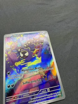 2024 POKEMON TEMPORAL FORCES HOLO ILLUSTRATION RARE GASTLY #177/162 Read! - Image 4