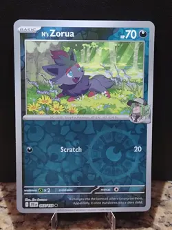 Wingull 038/159 & N's Zorua 097/159 Journey Together Reverse Holo Pokemon Cards - Image 5