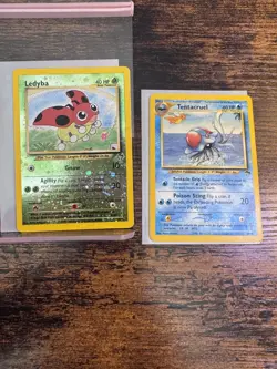 Pokemon TCG Ledyba 7/18 & Tentacruel 10/18 Southern Islands Collection Card Set - Image 1