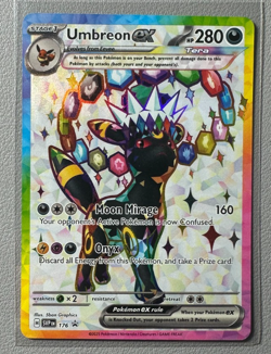 Pokemon Prismatic Evolutions Umbreon ex 176 SVP176 Figure Collection INDENT 1 - Image 1