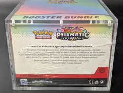 Pokemon SV8.5 Prismatic Evolutions Sealed Booster Bundle Display W/Acrylic Case - Image 3