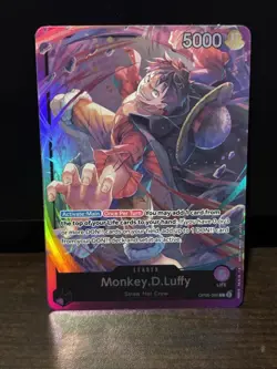 ONE PIECE TCG: Monkey.D.Luffy ST18 OP05-060 Leader PURPLE Starter Deck English - Image 1