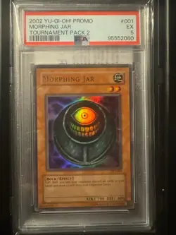 2002 YuGiOh Promo TP2-001 Morphing Jar PSA 5 - Image 1