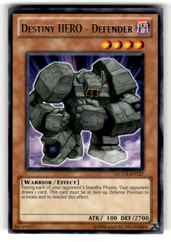 Destiny HERO - Defender LCGX-EN127 Rare Legendary Collection 2 LP - Image 1