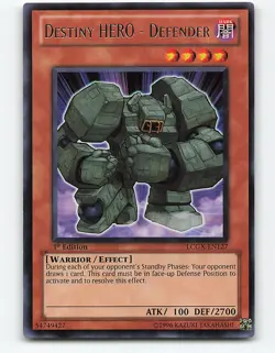 Destiny HERO - Defender #LCGX-EN127 Rare 1st Edition Yugioh Card - Image 1