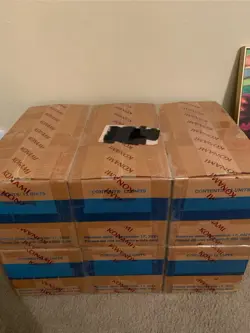 72 YUGIOH 1ST ED 2021 ANCIENT BATTLES TINS (6 FACTORY SEALED CASES) - Image 1