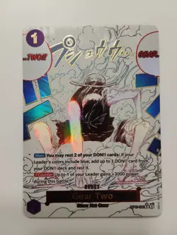 One Piece GEAR 2 TWO Ultra Rara - A Fist Of Divine Speed OP11-080 (ENG) - Image 1