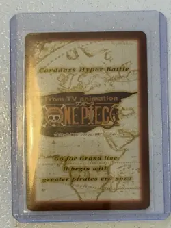 One Piece Carddass Hyper Battle First Stage Holo Luffy S-01 bandai 1999 - Image 2