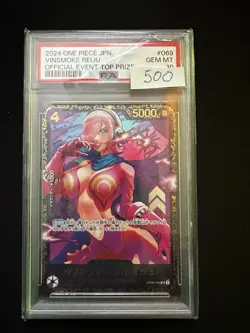 PSA 10 Vinsmoke Reiju Flagship Battle Promo OP06-069 carta giapponese ONE PIECE - Image 1