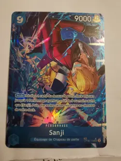 Magnifique Carte One Piece Fr Sanji TR Op06-119 Tresor Rare OP09 Bandai - Image 1