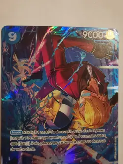 Magnifique Carte One Piece Fr Sanji TR Op06-119 Tresor Rare OP09 Bandai - Image 2