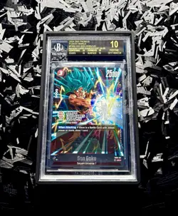 Bandai Card Games Fest Dragon Ball Fusion World Goku FB03-011 BGS 10 Black Label - Image 1