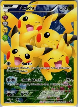 Pikachu (Full Art) RC29/RC32 Generations: Radiant Collection - Pokemon Card - NM - Image 1