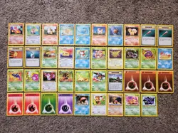 Foreign Language Base Set Jungle Fossil Neo Pokemon Cards Lot Of 39 Cards LP-HP - Image 1