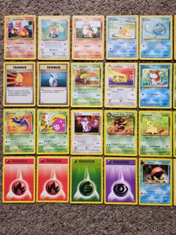 Foreign Language Base Set Jungle Fossil Neo Pokemon Cards Lot Of 39 Cards LP-HP - Image 2
