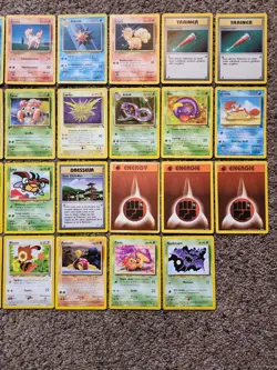 Foreign Language Base Set Jungle Fossil Neo Pokemon Cards Lot Of 39 Cards LP-HP - Image 3