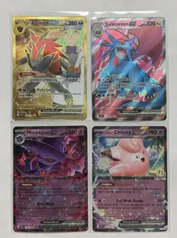 Lot Of 4 Misc Pokemon EX TCG Cards - Image 1