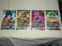 DRAGON BALL SUPER CARD GAME GALACTIC BATTLE SEALED BOOSTER PACKS ART SET 4 PACKS - Image 1
