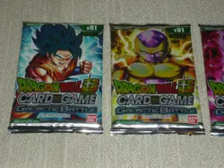 DRAGON BALL SUPER CARD GAME GALACTIC BATTLE SEALED BOOSTER PACKS ART SET 4 PACKS - Image 2