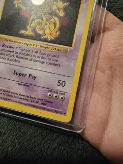 Pokemon Card - Kadabra Base Set (Shadowless) 32/102 Uncommon 1st Edition - Image 2
