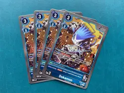 Dokamon BT23-016 Playset Hackers' Slumber Digimon Card Game x4 - Image 1