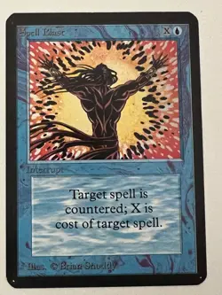 Magic the Gathering MTG Alpha Spell Blast NM (Beta Bob) - Image 1