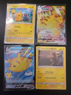 SMALL lot of 17 Pikachu Pokemon Cards - Image 4
