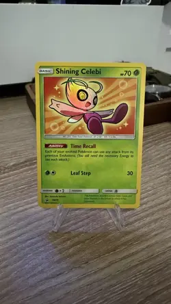 Pokemon TCG Shining Celebi SM79 Black Star Promo Card 2017 Near Mint - Image 1