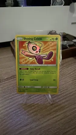 Pokemon TCG Shining Celebi SM79 Black Star Promo Card 2017 Near Mint - Image 2