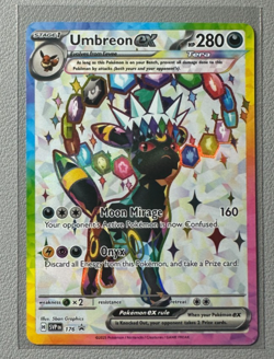 Pokemon Prismatic Evolutions Umbreon ex 176 SVP176 Figure Collection Promo 9 - Image 1