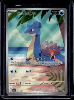 2025 Pokemon SV Destined Rivals Misty's Lapras #194/182 - Image 1