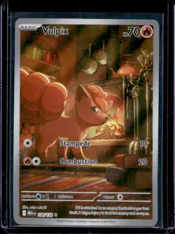 2025 Pokemon Mega Evolution Vulpix Illustration Rare #138/132 - Image 1