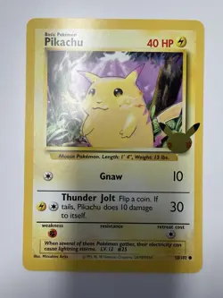 Pikachu 058/102 JUMBO OVERSIZED Celebrations Promo Pokemon 25th Anniversary NM/M - Image 1