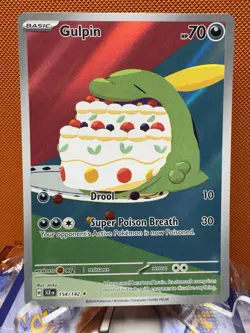 Gulpin NM IR 154/142 Sv07: Stellar Crown Pokemon TCG Holo 1313 - Image 1