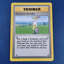 Pokemon Breeder 76/102 Base Set Regular Lightly/Moderately Playd *FREE SHIPPING* - Image 1