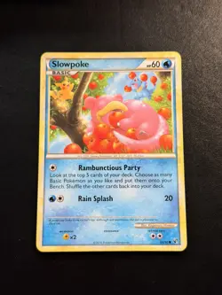Slowpoke Common Normal Undaunted 66/90 LP Pokemon TCG - Image 1