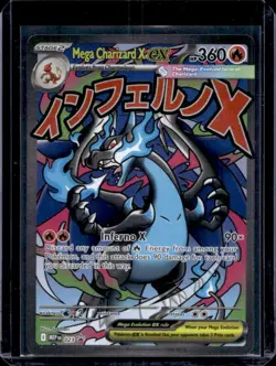 2025 Pokemon ME Black Star Promos Mega Charizard X ex #023 - Image 1