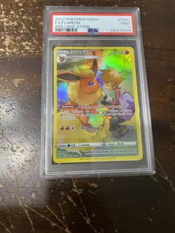 2022 POKEMON SWSH BRILLIANT STARS #TG01 FA/FLAREON BRILLIANT STARS - PSA 9 VHTF - Image 1