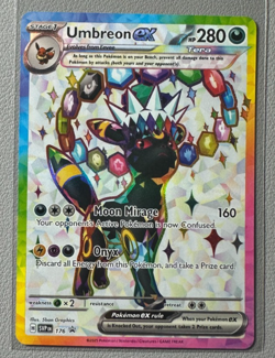 Pokemon Prismatic Evolutions Umbreon ex 176 SVP176 Figure Collection Promo 5 - Image 1