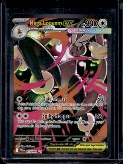 2025 Pokemon Phantasmal Flames Mega Lopunny ex Special Illustration Rare 128/094 - Image 1