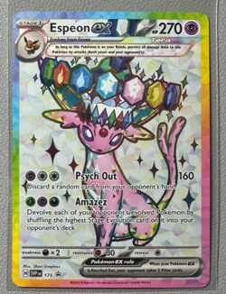 Pokemon Prismatic Evolutions Espeon ex 175 SVP175 Figure Collection Promo 4 - Image 1