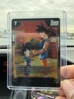 Son Goku Jr. FB08-102 Alternate Art Saiyan's Pride Dragon Ball English Card - Image 3