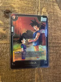 Son Goku Jr. FB08-102 Alternate Art Saiyan's Pride Dragon Ball English Card Fusi - Image 2