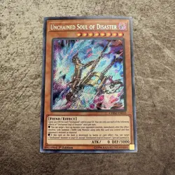 Unchained Soul of Disaster - CHIM-EN010 - Secret Rare 1st Yugioh LP - Image 1