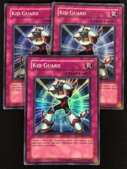 Yugioh Kid Guard DP03-EN030 1st Super x3 (LP) - Image 1